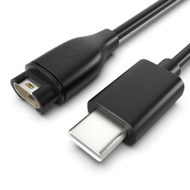 BICMICE USB Type C Ladekabel 1M für Garmin Uhr Fenix 5 5S 5X Plus 6 6S 6X Pro 7 7S 7X/Vivoactive 3 4 4S/Forerunner 45 235 245 935 945/Instinct/Approach S40 S60 S62/Vivomove/Venu Sq Ladegerät Kabel