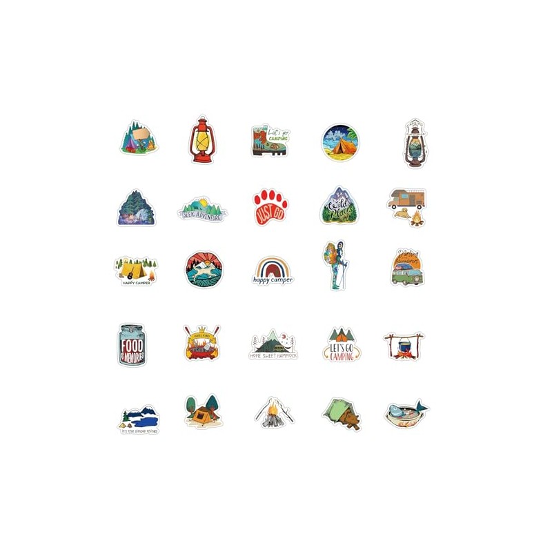 MUSHI 100 Stickers y pegatinas de SENDERISMO con diseños Únicos