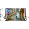Renaiss 2.2 x 1.5 m Urban Street Graffiti Wall Photography