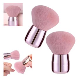 2 Pzas De Bledo Brocha Para Retiro De Polvo De Uñas O Rubor