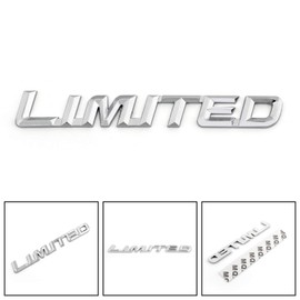 Topteng Car Metal Chrome LIMITED Decal Badge Emblem Sticker Fender Side for High-lander