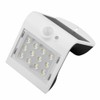 Weiße LED-Solarleuchte mit Bewegungsmelder, 2 W, ideal für Außenbeleuchtung und