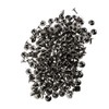 SING F LTD 100x Silver 10x10mm Double Cap Tubular Rivets