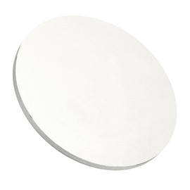 PATIKIL 1060 Aluminum Sheets and Plates, Dia.150mm / 5.91mm Thick 1/4" (3 Gauge) Aluminum Metal Discs Stamping Blanks for Crafting Industry Metal Stamping, Silver Tone