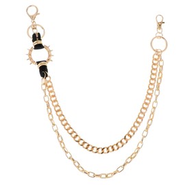 Ymapinc Unisex Belt & Wallet Chain, Punk/Gothic Accessories Key Chain, Jean Chains, Trouser Chains with Lobster Clasps for Jeans, Emo Streetwear