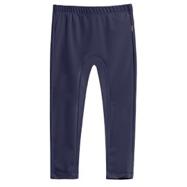 City Threads - Leggings de Rash Guard UPF50 + pantalones de natación, para niña, hechos en Estados Unidos, Marino, 5