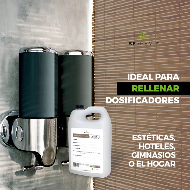 Beohemp Jabón Líquido Corporal Vegano Nutritivo De Miel 1 Galón