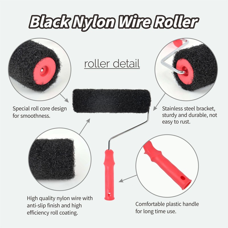 Nichiyo 9 Inch Drywall Compound Roller Suitable for Covering Wall