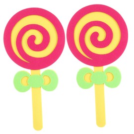 MAGICLULU 2pcs Decorative Fake Lollipop Props for Party and Photo Shoot Lollipop Model Adorable Scene Adornment for Dance Performances and Festivals