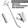 ZHjuju Pegboard Hooks,50PCS 10 cm & 5 cm Length Metal