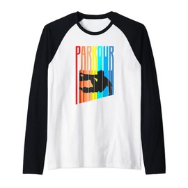 Parkour Shoes Parkour Course Parkour Training Parkour Kids Raglan Baseball Tee