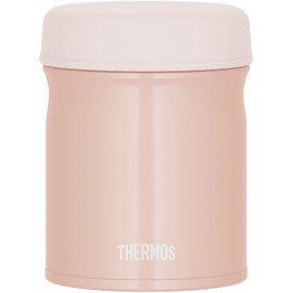 JEB-300 BEP Thermos Vacuum Insulated Soup Jar, 10.1 fl oz (300 ml), Beige, Pink, All Parts Dishwasher Safe, Hot & Cold Clean, Easy to Clean, Round Mouth Design