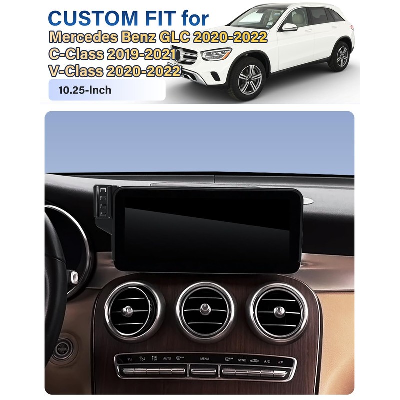 SKYLOTEC 15W Magnetic Charger Phone Holder for Mercedes-Benz GLC 2020-2022
