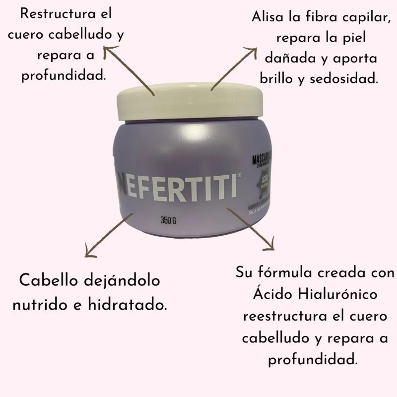 Mascarilla Ácido Hialurónico Extrahidrantante Nefertiti
