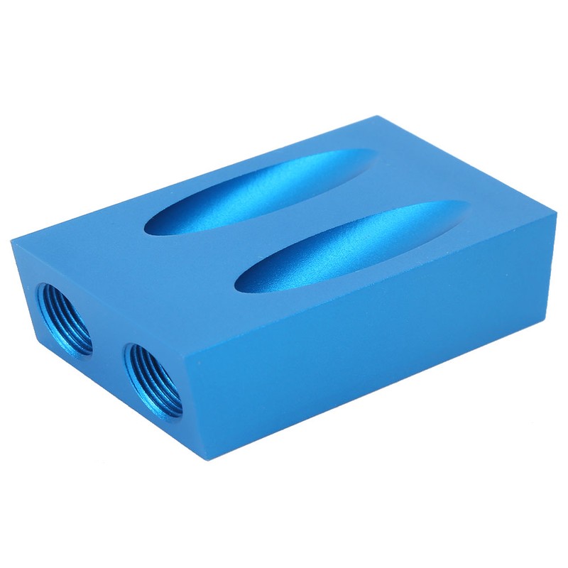 Aluminum Alloy Woodworking Drilling Oblique Hole Locator Positioner Kit Carpentry