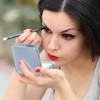 MIRRORVANA 10X Magnifying Makeup Mirror for Travel - Mini, 10X/1X