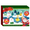 Christmas Advent Calendar 24 Day Countdown Calendar Silicone Toy Gift