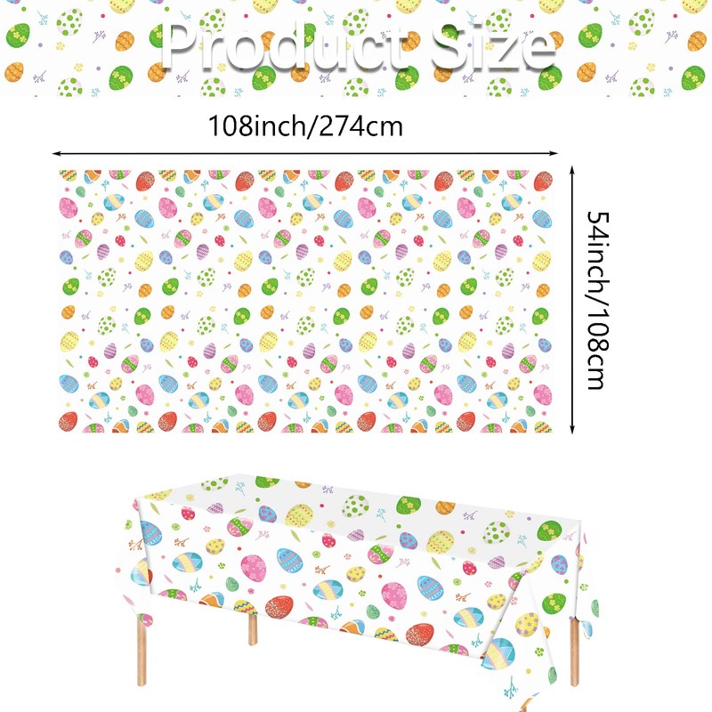 Easter tablecloth, Easter tablecloth, 137 x 274 cm, tablecloth, Easter