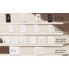 2 Pack Decorator Wall Plate Outlet Covers, Standard Size 3-Gang