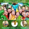 RNHDLY 6th Birthday Party Decorations Boys, 11Pcs Miner Foil Balloons,