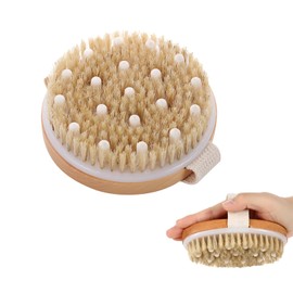 Dry Brushes, Body Brushes, Bath Brushes for Massage, Exfoliating Dead Skin, Keratin and Cellulite, Improving Lymphatic Functions