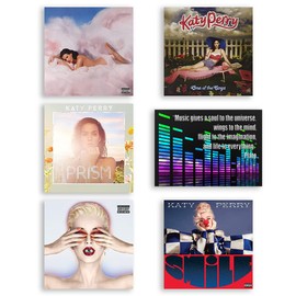 Katy Perry 5 CD Collection (One of the Boys / Teenage Dream / Prism / Witness / Smile) with Bonus Art Card