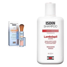 ISDIN Fotoprotector Uv Mineral Brush Spf 50+, Protector Solar Facial De Uso Diario On The Go, Activos Antipolucion, Matificante, Acabado Invisible, 2 