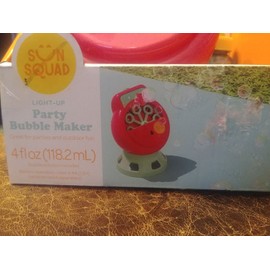 SUN SQUAD BUBBLE MACHINE! Light Up Party 4 LED LIGHT COLORS  BRAND NEW!!
