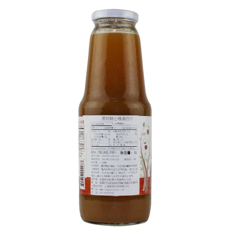 Smart Juice, Organic Apricot Peach Juice, 33.8 fl oz