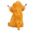 Realistic Look Stuffed Highland Cow Animal Scottishs Cow Plush Toy