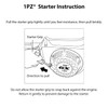 1PZ CA1-GVE Recoil Starter Pull Start Replacement for Honda GX120