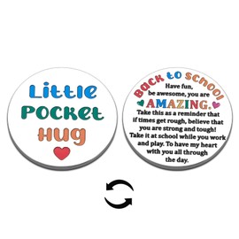 Back to School Stuff, Kindergarten School Supplies, Back to School Supplies for Students, First Day of Kindergarten, Gifts for College Girls, Cute School Accessories for Son Daughter, Pocket Hug Token