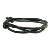 (set of 2) Adjustable 3.0mm Thick Leather Cord Surf Bracelet