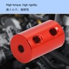 Aopin 2mm to 3mm Red Rigid Couplings Set Shaft Stepper