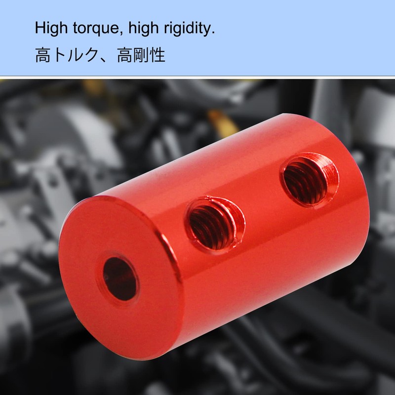 Aopin 2mm to 3mm Red Rigid Couplings Set Shaft Stepper