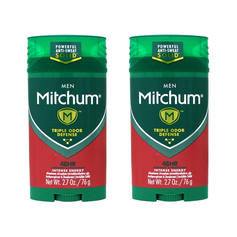 Mitchum Men Antiperspirant & Deodorant Stick, Triple Odor Defense Invisible