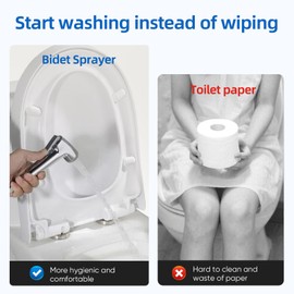 Handheld Toilet Bidet Sprayer for Adjustable Water Pressure Control，Toilet Shower Spray（only Sprayer）