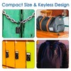 2 Pack TSA Approved Travel Luggage Locks, 4-Digit Cable Combination