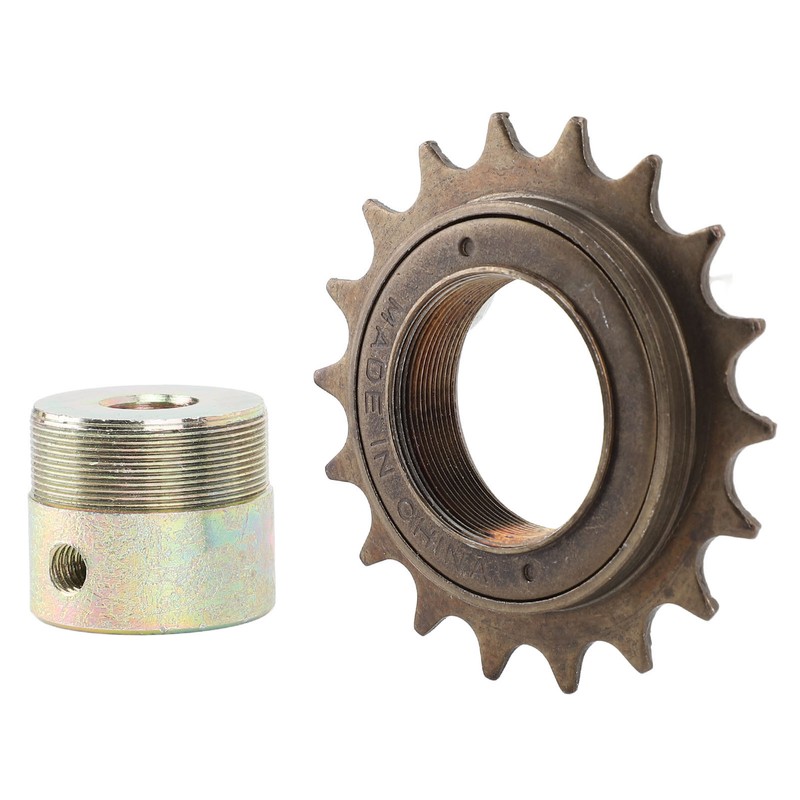 Single Speed Bike Freewheel 18T Threaded Bicycle Freewheel with 13mm