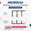 1/4" Aluminum Sliding Door Track (4 FT Long)