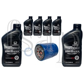Honda Genuine Honda Full Synthetic oil change kit 2003-2024 Honda Pilot 3.5L V6 0w20
