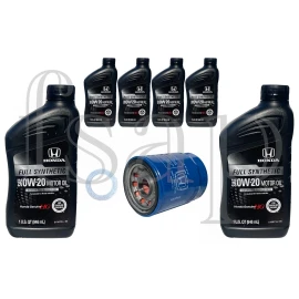 Honda Genuine Honda Full Synthetic oil change kit 2003-2024 Honda Pilot 3.5L V6 0w20