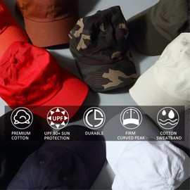 GADIEMKENSD Blank Baseball Cap Washed Cotton Hat for Women Men Unconstructed Soft Basic Hat Unisex Custom Items Plain Caps Dad Hats for Outdoor Sports Golf Running Hiking Stone Khaki