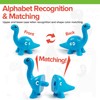 kizh Matching Dinosaur Toys,Double-Sided Alphabet Learning Toy,Fine Motor Toys,ABC Alphabet