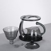 MOZEO Glass Teapot Set Semi Automatic Drip Rotating with Infuser