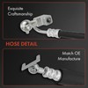 A-Premium Power Steering Pressure and Return Hose Line Assembly Compatible