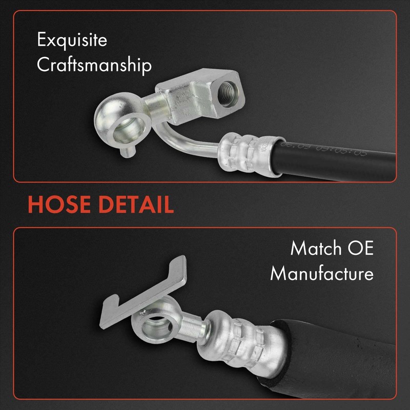 A-Premium Power Steering Pressure and Return Hose Line Assembly Compatible