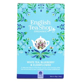 English Tea Shop Organic white tea, blueberries and elderflowers, super tea