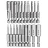 Gasea 20pcs Hex Head Allen Wrench Drill Bit Set 2.3"