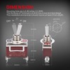 DaierTek Safety Cover Toggle Switch Guard ON Off Red Aircraft